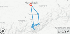  Itinéraire de randonnée de 7 jours : De l\'Ourika à Imlil en passant par le Toubkal - 9 destinations 