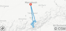  7-tägiger Doppelgipfel-Trek im Hohen Atlas: Oukaimeden &amp; Mount Toubkal - 8 Destinationen 
