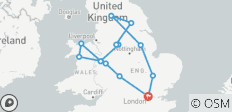 Le meilleur de l\'Angleterre, du Pays de Galles et du Yorkshire : Circuit de 5 jours en petit groupe - 14 destinations 
