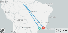  Brasilien: Sao Paulo, Manaus, Rio de Janeiro - 9 Tage - 3 Destinationen 