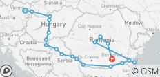  Découverte du Bas-Danube avec Vienne et la Transylvanie 2027 - 22 jours (from Vienne to Bucarest) - 20 destinations 
