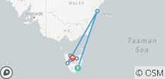  Tasmaniens Wildnis Wahrzeichen - 7 Destinationen 