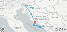  Combo 2026: Croatia and Slovenia by Land and Sea - from Zagreb to Split - 11 destinations 