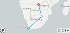  Afrique du Sud et chutes Victoria - Un voyage en petit groupe - 3 destinations 