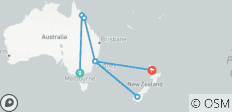  Panorama de l\'Australie et de la Nouvelle-Zélande (avec air intérieur, 2025/2026) - 7 destinations 