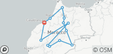  Golden Morocco in 10 Days: Explore Marrakech, Sleep in the Sahara &amp; Get Lost in Fes - 13 destinations 
