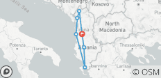  Absolutely Albania: Berat Me Up &amp; Beach Me Crazy (14 destinations) - 7 destinations 