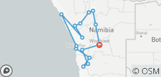  12 jours d\'exploration de la Namibie - Safari familial privé avec activités adaptées aux enfants - 15 destinations 