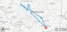  Self-Drive and Off-Road Exploration of Romania’s Carpathian Wilderness - 8 Days - 8 destinations 