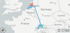  Rhin romantique et Moselle 2026 - 15 jours (from Zurich to Amsterdam) - 11 destinations 