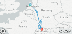  Les joyaux du Rhin 2026 - 8 jours (from Amsterdam to Zurich) - 11 destinations 