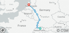  Les joyaux du Rhin 2026 - 8 jours (from Zurich to Amsterdam) - 10 destinations 