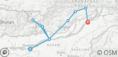  12 Ontdekkingsdagen: De charmes van Assam en Arunachal Pradesh - 10 bestemmingen 