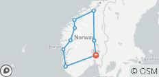  Norway Round Trip - 11 Days Natural Spectacles of the Fjords - 9 destinations 