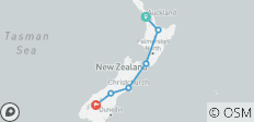  Neuseeland Highlights 12 Tage - 6 Destinationen 
