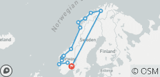  Norway Round Trip - 11 Days Fjords, Lofoten &amp; North Cape - 13 destinations 