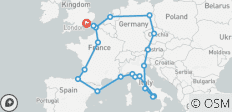  European Quest (Standard, Summer ( Until Mar \'27), Start Paris, Classic) - 22 destinations 