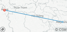  Hai Phong : Voyage en train, visite du marché et cuisine locale depuis Hanoi - Circuit en groupe - 3 destinations 
