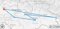  Untamed Georgia: The Heart of the Caucasus - 8 destinations 