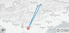  Skiing the Dolomites - 4 destinations 