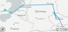  London to Vienna Trail (Standard, Winter ( Until Mar \'27), Start London, Classic) - 9 destinations 