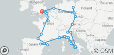  European Quest (Standard, Summer ( Until Mar \'27), Start London, Classic) - 29 destinations 