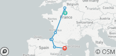  London to Barcelona Quest (Standard, Summer ( Until Mar \'27), Start Paris, Classic) - 10 destinations 