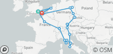  European Whirl (Plus ( Hasta Mar \'27), Invierno, Inicio Londres, Clásico) (from Londres to Dover) - 23 destinos 
