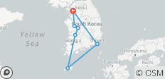  Circuit personnalisé de 9 jours en Corée du Sud avec guide privé, départ quotidien et hôtels 4 étoiles - 7 destinations 