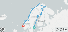  Nordic Discovery Sweden, Finnish Lapland &amp; 5-Night Cruise of Norway\'s Coast (Stockholm to Bergen) - 15 destinations 