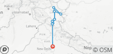  Die große indische Himalaya-Herausforderung - Indien-Radtour - 12 Destinationen 