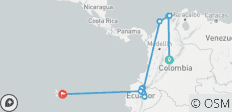  Kolumbien &amp; Ecuador mit Galapagos Rundreise - 22-tägige Natur-und Kulturreise in Kleingruppe - 10 Destinationen 