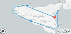  Autotour Sicile culinaire avec vins et saveurs - expérience de luxe - 11 destinations 