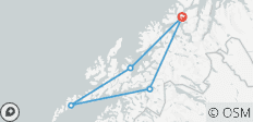  Norway Round Trip - 8 days Arctic World - 5 destinations 