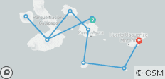  Natural Paradise Galapagos Yacht - 8 jours B - 10 destinations 