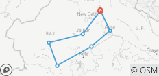  8 Tage Delhi Agra Jaipur Ranthambore Udaipur Jodhpur Tour - 7 Destinationen 