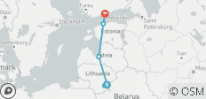  Chemins enneigés et magie des fêtes : Circuit privé des marchés de Noël des pays baltes à la Finlande (8 jours) - 6 destinations 