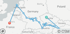 Kerstmarkten met Praag &amp; Parijs 2027 - 23 bestemmingen 