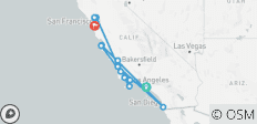  California Costera, Napa y el Valle Central con la Extensión de San Francisco - 15 destinos 