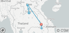 Hiking, Cruising &amp; Exploring in Laos - 12 days - 11 destinations 