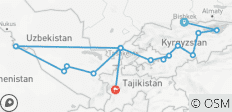  Central Asia Silk Road Adventure in Kyrgyzstan &amp; Uzbekistan (including the World Nomad Games) - 15 destinations 