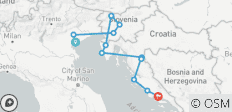  Premium - van Venetië naar Split (13 bestemmingen) - 13 bestemmingen 