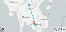  12 Days in Laos &amp; Cambodia – Temples, Traditions &amp; Scenic Landscapes - 6 destinations 