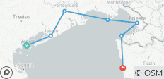  Voyage à vélo Venise - Trieste - Istrie - 7 destinations 