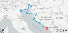  Premium Venice to Dubrovnik - 12 destinations 