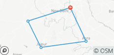  Circuit privé de luxe de 7 jours dans le Triangle d\'Or avec la ville historique de Mandawa - 5 destinations 