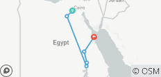  UnvergesslichFamilienabenteuer in Ägypten: Fayoum Oasis, Wüstensafari, Nilkreuzfahrt &amp; Hurghada Kurzurlaub - 7 Destinationen 