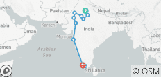  Luxury India Tour: Maharajas Express Train + Kerala Backwaters - 14 destinations 