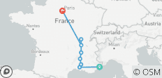  Nizza nach Paris &amp; Sensationen von Lyon und der Provence 2027 - 8 Destinationen 
