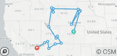  Parcs nationaux, Mont Rushmore et Little Big Horn - Denver - 17 destinations 